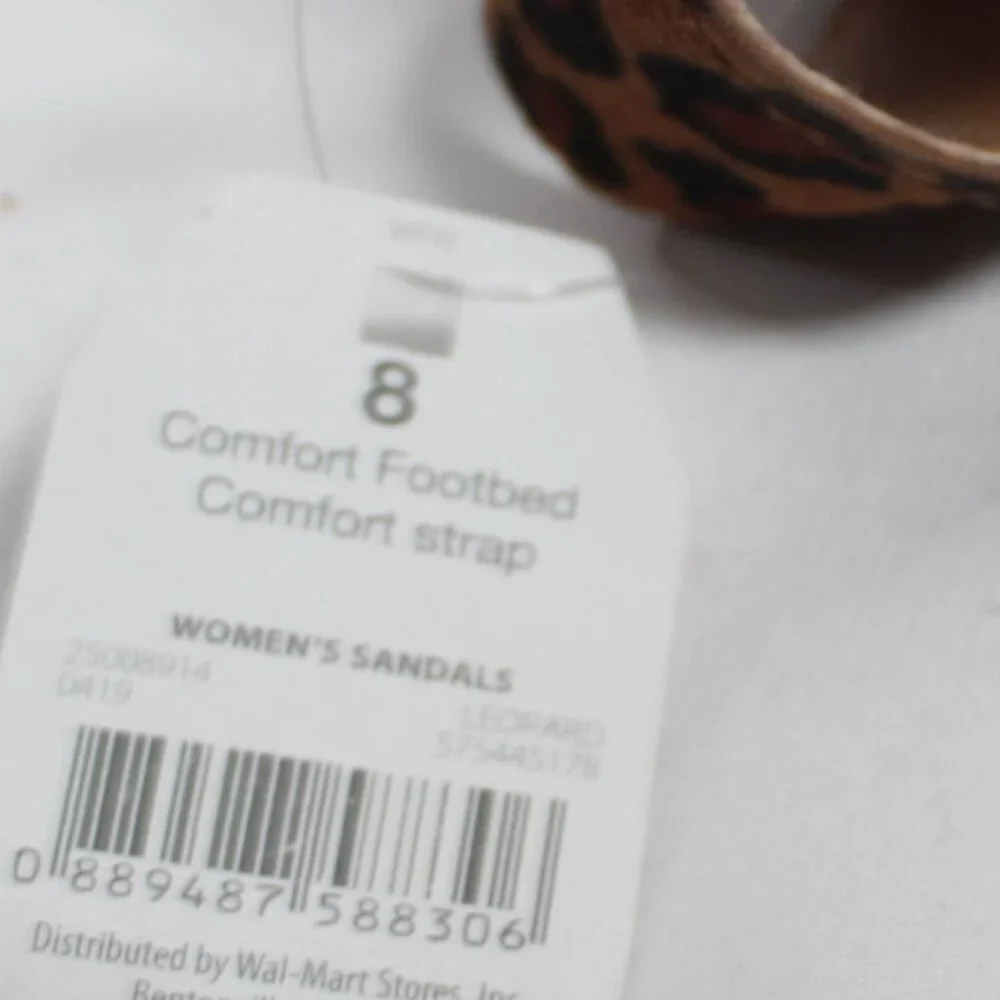 NWT Time and Tru Leopard Platform Espadrille Sandals – Size 8, Edgy Summer Style